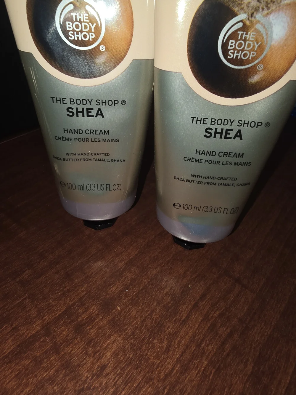 The Body Shop Shea Hand Cream - Green and Cream